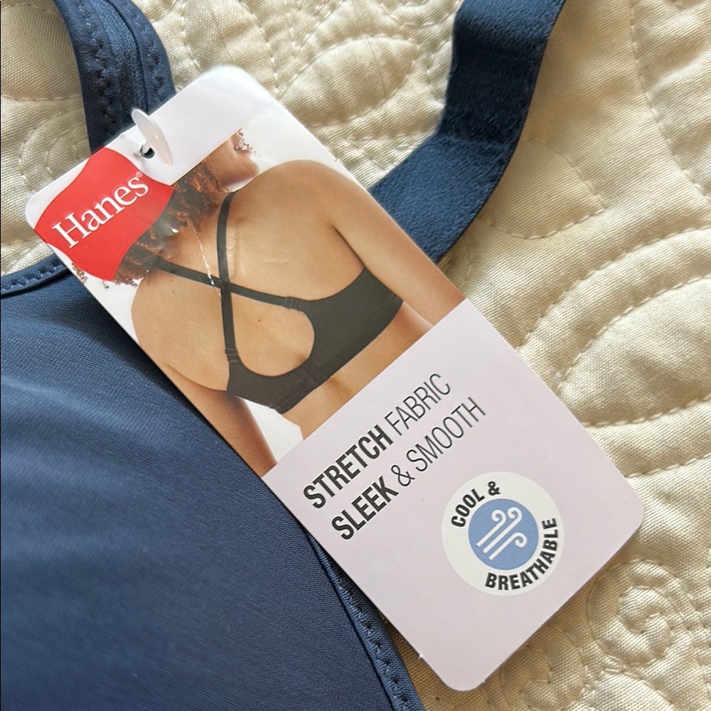 Wireless Blue Bra - Picture 3 of 4